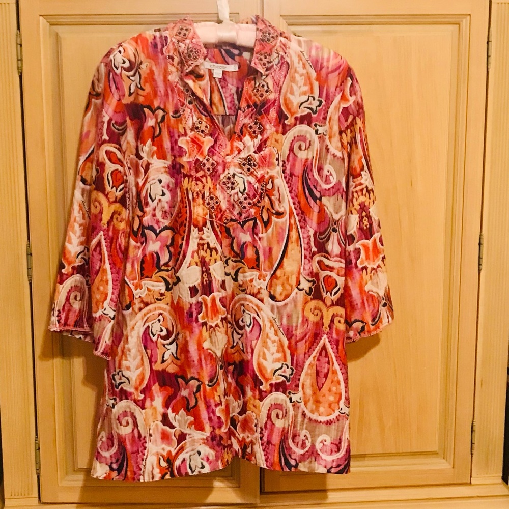 Chicos Tunic Size 2